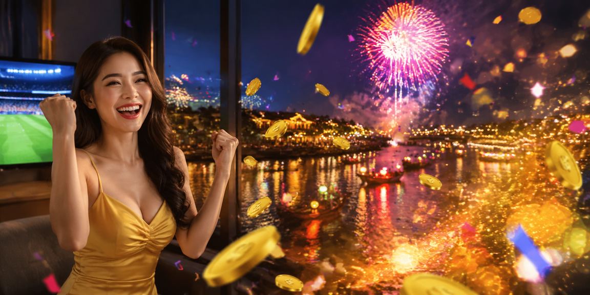 Khung cảnh lễ hội giải trí casino tại Hội An