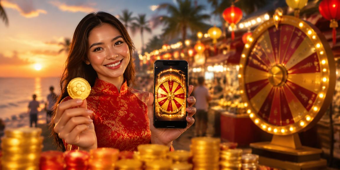Người chơi Phú Quốc tham gia quay thưởng và theo dõi kèo tại chợ đêm